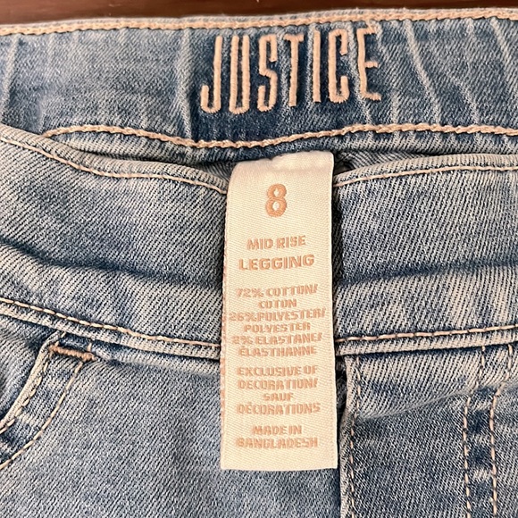 Embroidered Girls Mid Rise Jean - Picture 10 of 11